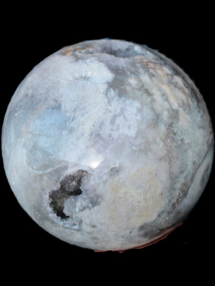 Ocean Moss Agate sphere 126mm 2783g - Rocks and Things Store