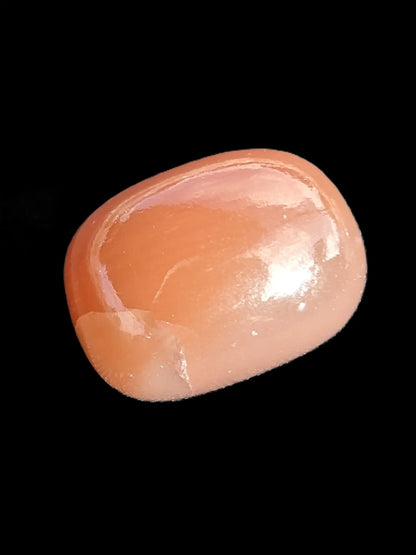 Orange toffee Calcite polished stone 7-8g Rocks and Things