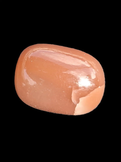 Orange toffee Calcite polished stone 7-8g Rocks and Things