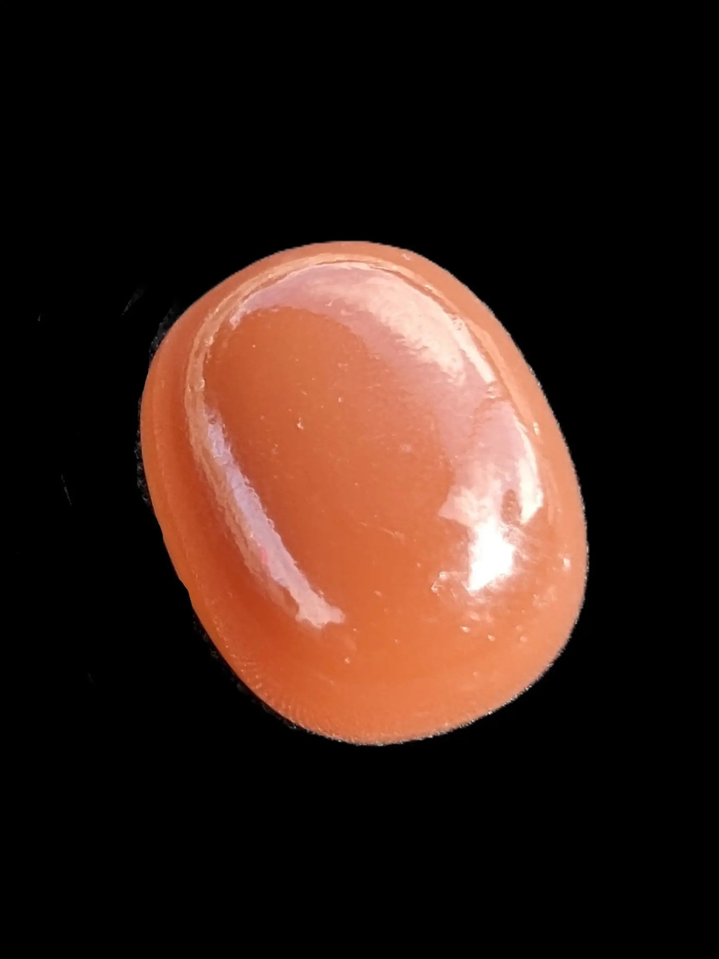 Orange toffee Calcite polished stone 7-8g Rocks and Things