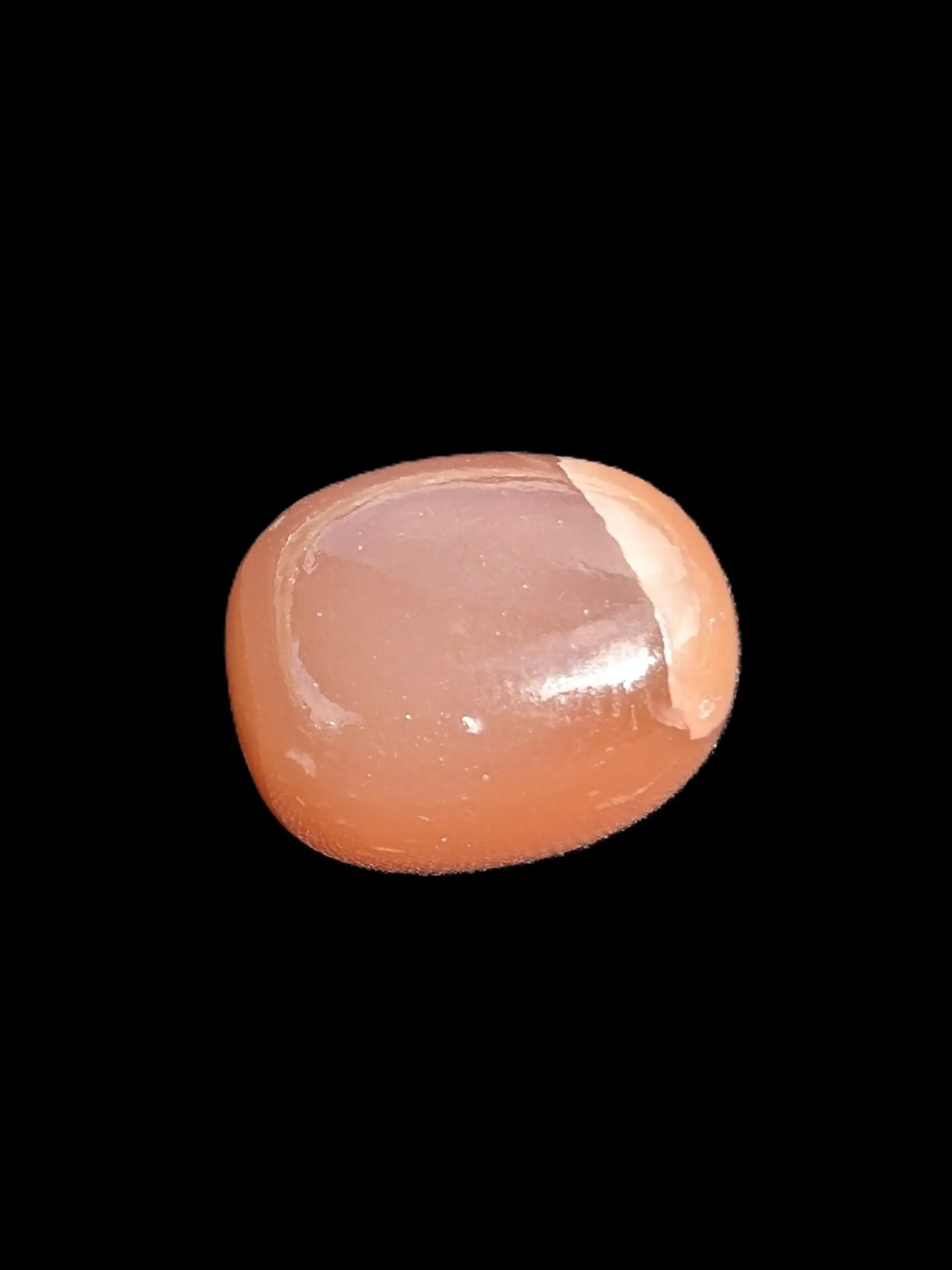 Orange toffee Calcite polished stone 7-8g Rocks and Things