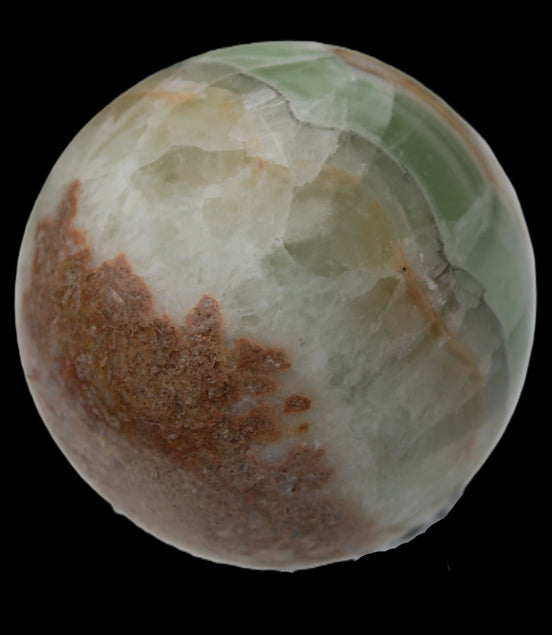 Orange, Lime & Lemon Fluorite sphere 648g Rocks and Things