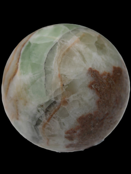 Orange, Lime & Lemon Fluorite sphere 648g Rocks and Things