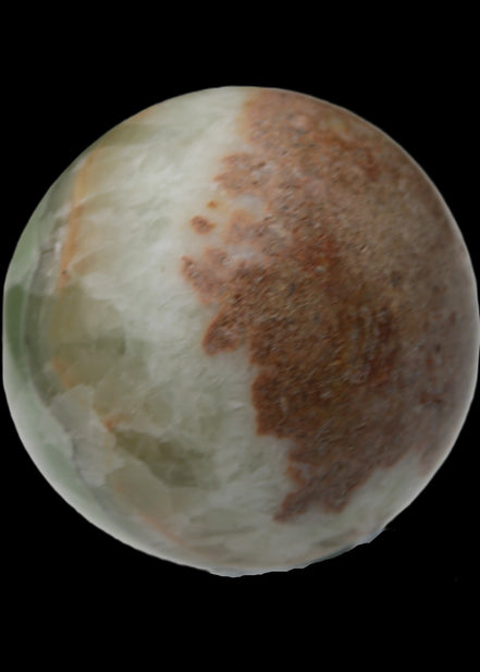 Orange, Lime & Lemon Fluorite sphere 648g Rocks and Things