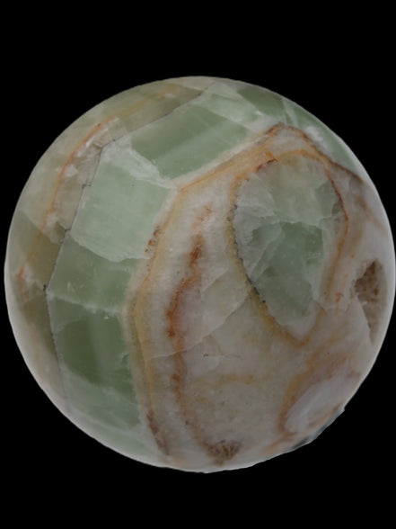 Orange, Lime & Lemon Fluorite sphere 648g Rocks and Things