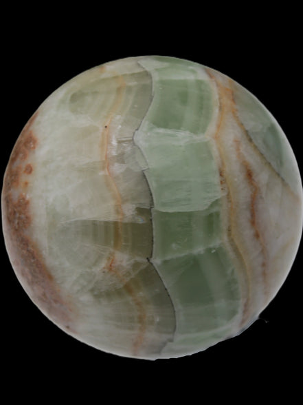 Orange, Lime & Lemon Fluorite sphere 648g Rocks and Things