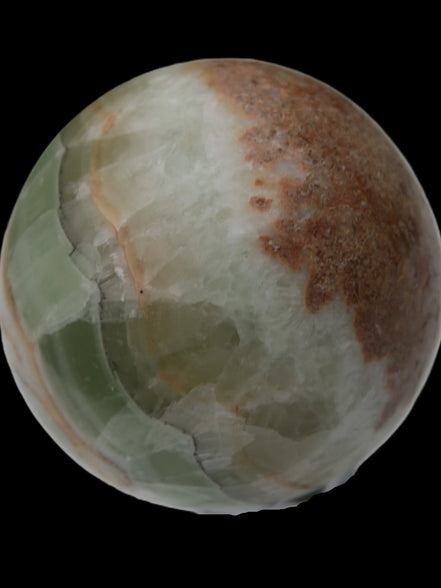 Orange, Lime & Lemon Fluorite sphere 648g Rocks and Things