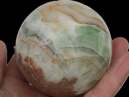 Orange, Lime & Lemon Fluorite sphere 648g Rocks and Things