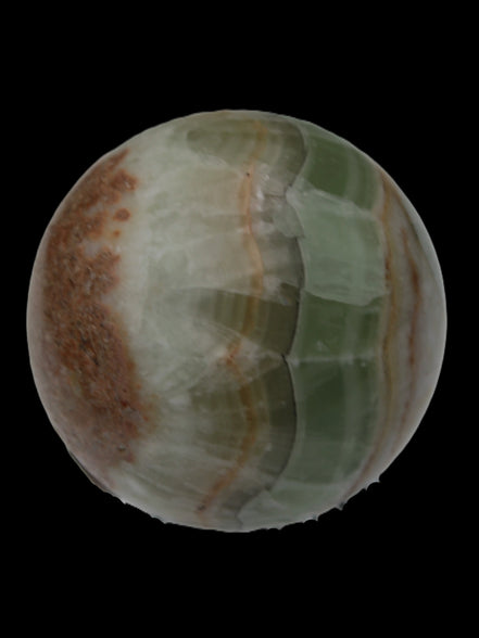 Orange, Lime & Lemon Fluorite sphere 648g Rocks and Things