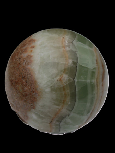 Orange, Lime & Lemon Fluorite sphere 648g Rocks and Things