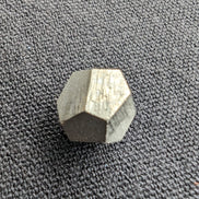 Golden Pyrite octahedral, Groveland Mine, Michigan 2-4g Rocks and Things