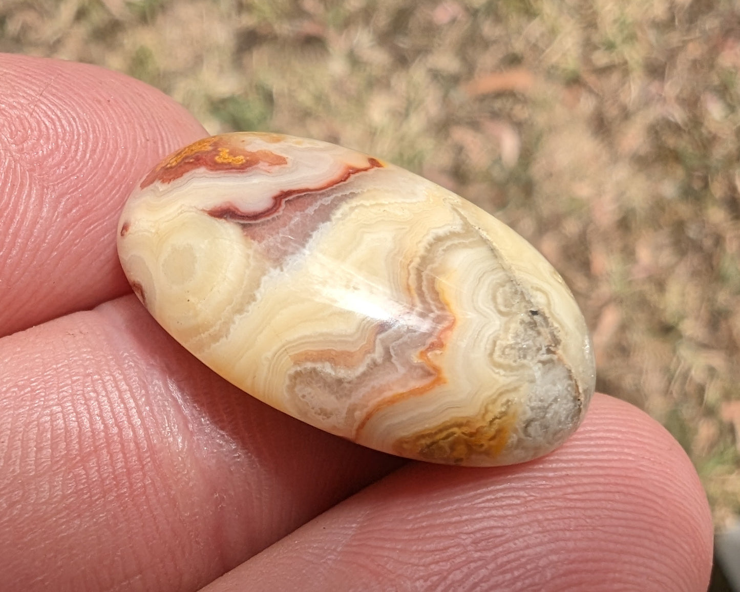 Agate from Mexico cabachon 4-5g