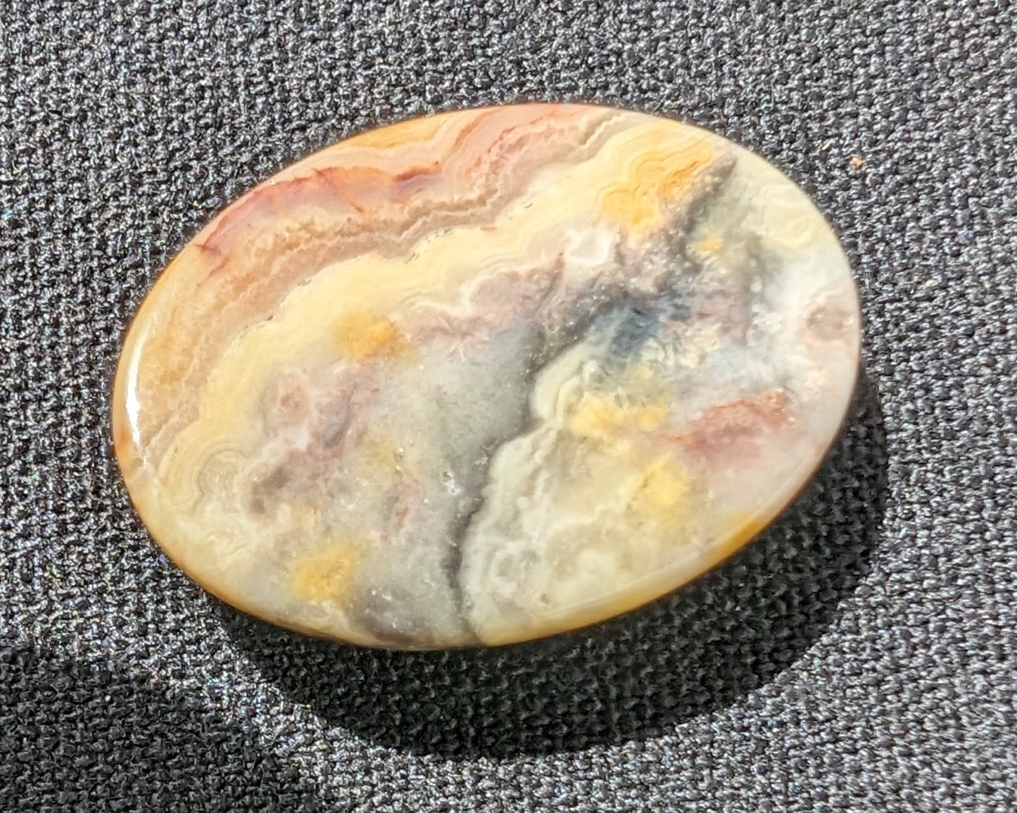 Agate from Mexico cabachon 4-5g Rocks and Things