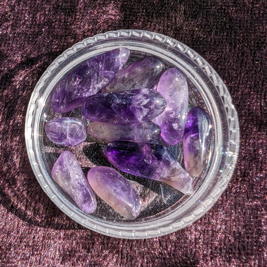 Amethyst from Uruguay 10 crystals 7g