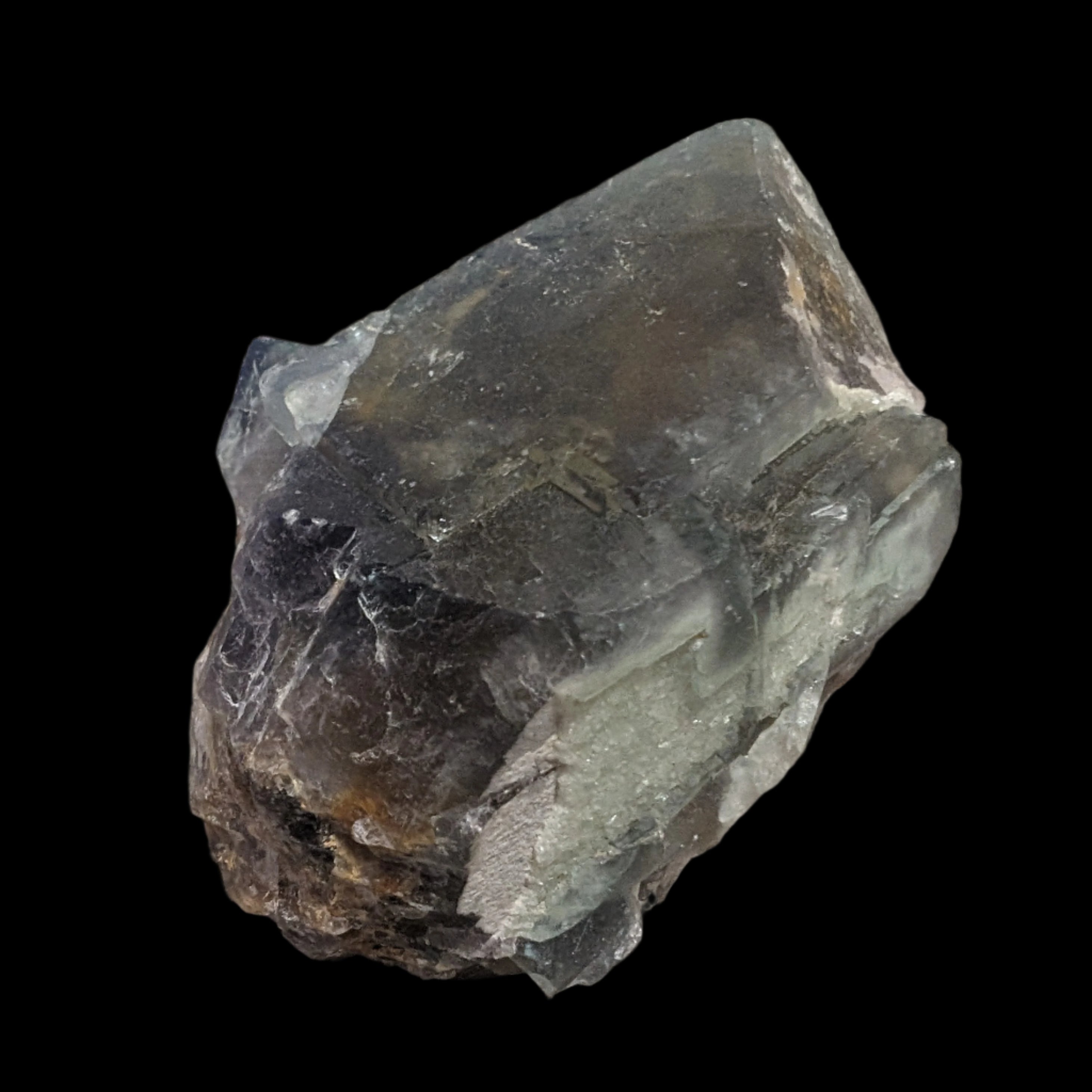 Fluorite cubic cluster UV reactive 328g in LED light -  Rocks and Things Store