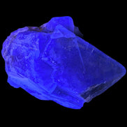 Fluorite cubic cluster UV reactive 328g in UV light -  Rocks and Things Store
