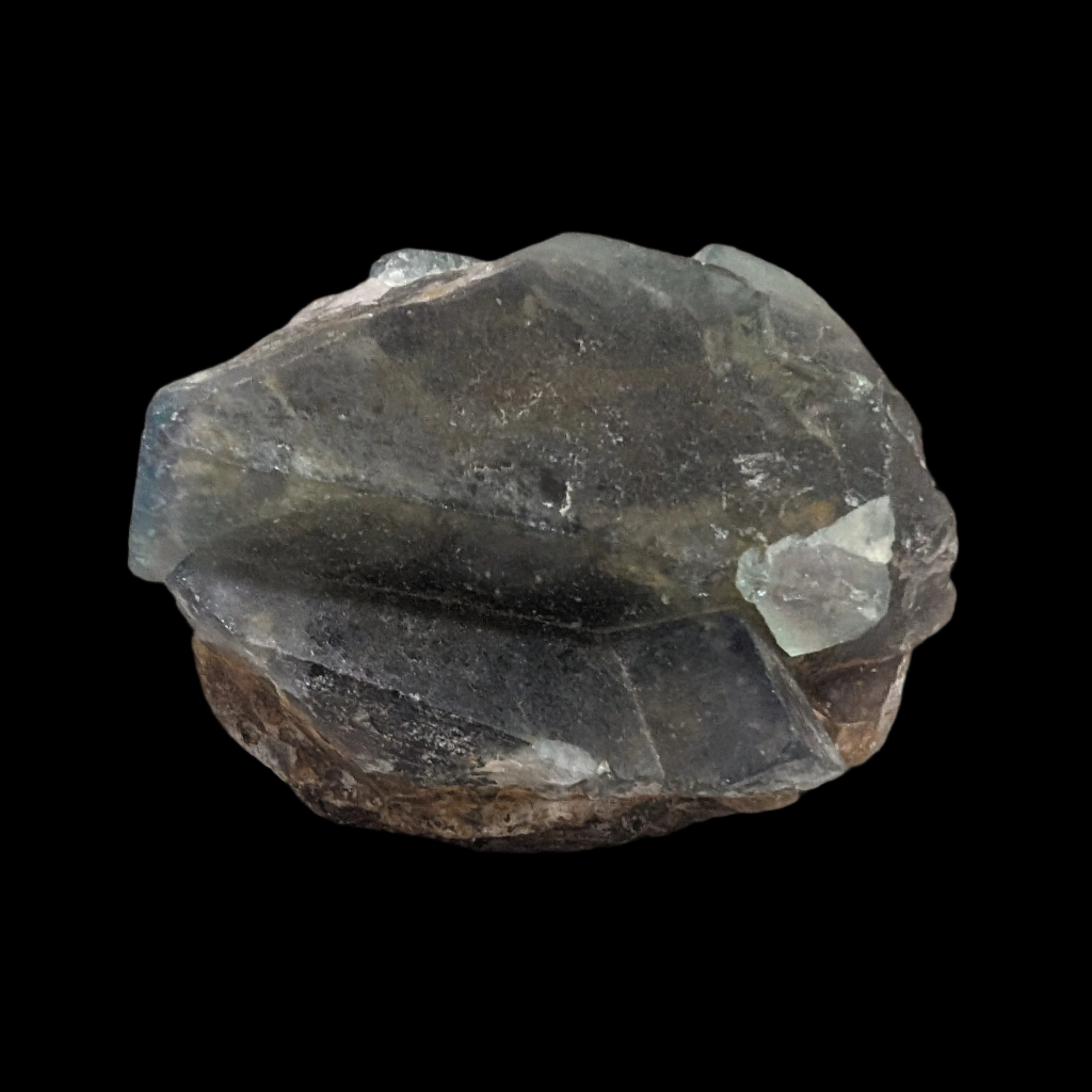 Fluorite cubic cluster UV reactive 328g in LED light -  Rocks and Things Store