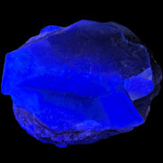 Fluorite cubic cluster UV reactive 328g in UV light -  Rocks and Things Store