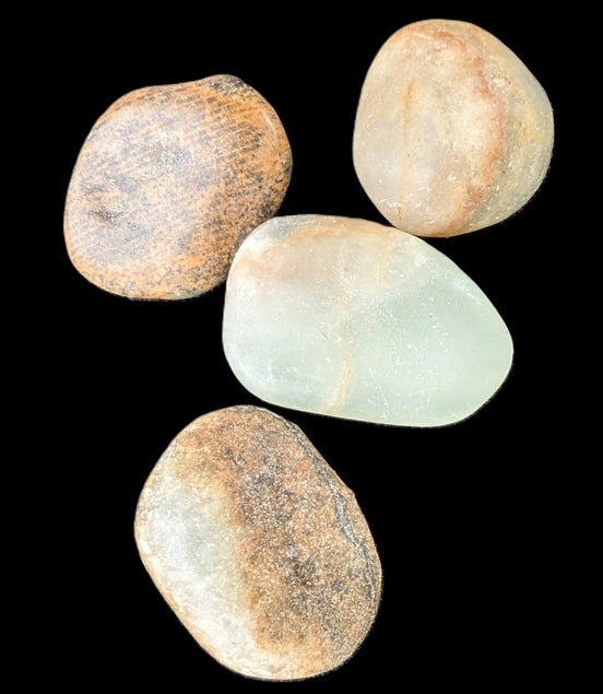 Pelllucid Caribbean Calcite Aragonite polished stones 14-18g Rocks and Things