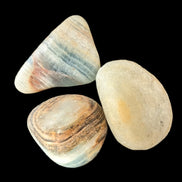 Pelllucid Caribbean Calcite Aragonite polished stones 14-18g Rocks and Things