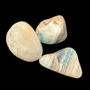 Pelllucid Caribbean Calcite Aragonite polished stones 14-18g Rocks and Things