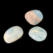 Pelllucid Caribbean Calcite Aragonite polished stones 14-18g Rocks and Things