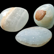 Pelllucid Caribbean Calcite Aragonite polished stones 14-18g Rocks and Things