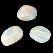 Pelllucid Caribbean Calcite Aragonite polished stones 14-18g Rocks and Things