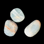 Pelllucid Caribbean Calcite Aragonite polished stones 14-18g Rocks and Things