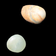 Pelllucid Caribbean Calcite Aragonite polished stones 14-18g Rocks and Things