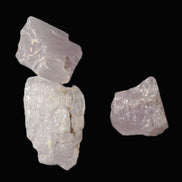 Pink/Lilac Kunzite 3 crystals from Afghanistan 4.0/4.3g Rocks and Things