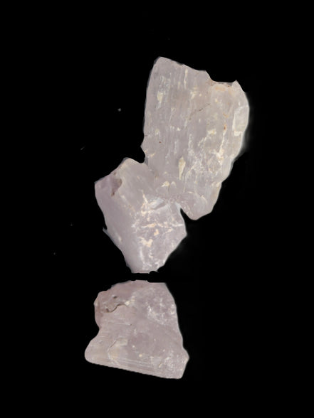 Pink/Lilac Kunzite 3 crystals from Afghanistan 4.0/4.3g Rocks and Things