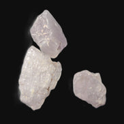 Pink/Lilac Kunzite 3 crystals from Afghanistan 4.0/4.3g Rocks and Things