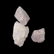 Pink/Lilac Kunzite 3 crystals from Afghanistan 4.0/4.3g Rocks and Things