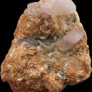 Pink Morganite crystals in Mica matrix from Afghanistan 300.5ct 60.1g in sunlight - Rocks and Things Store