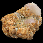 Pink Morganite crystals in Mica matrix from Afghanistan 300.5ct 60.1g in sunlight - Rocks and Things Store