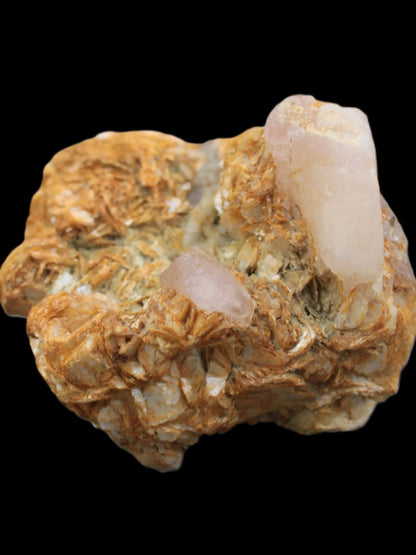 Pink Morganite crystals in Mica matrix from Afghanistan 300.5ct 60.1g Rocks and Things