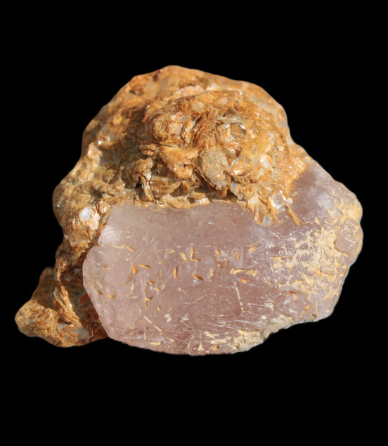 Pink Morganite etched terminated crystal in matrix from Afghanistan 134.4ct 26.9g Rocks and Things