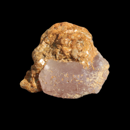 Pink Morganite etched terminated crystal in matrix from Afghanistan 134.4ct 26.9g Rocks and Things