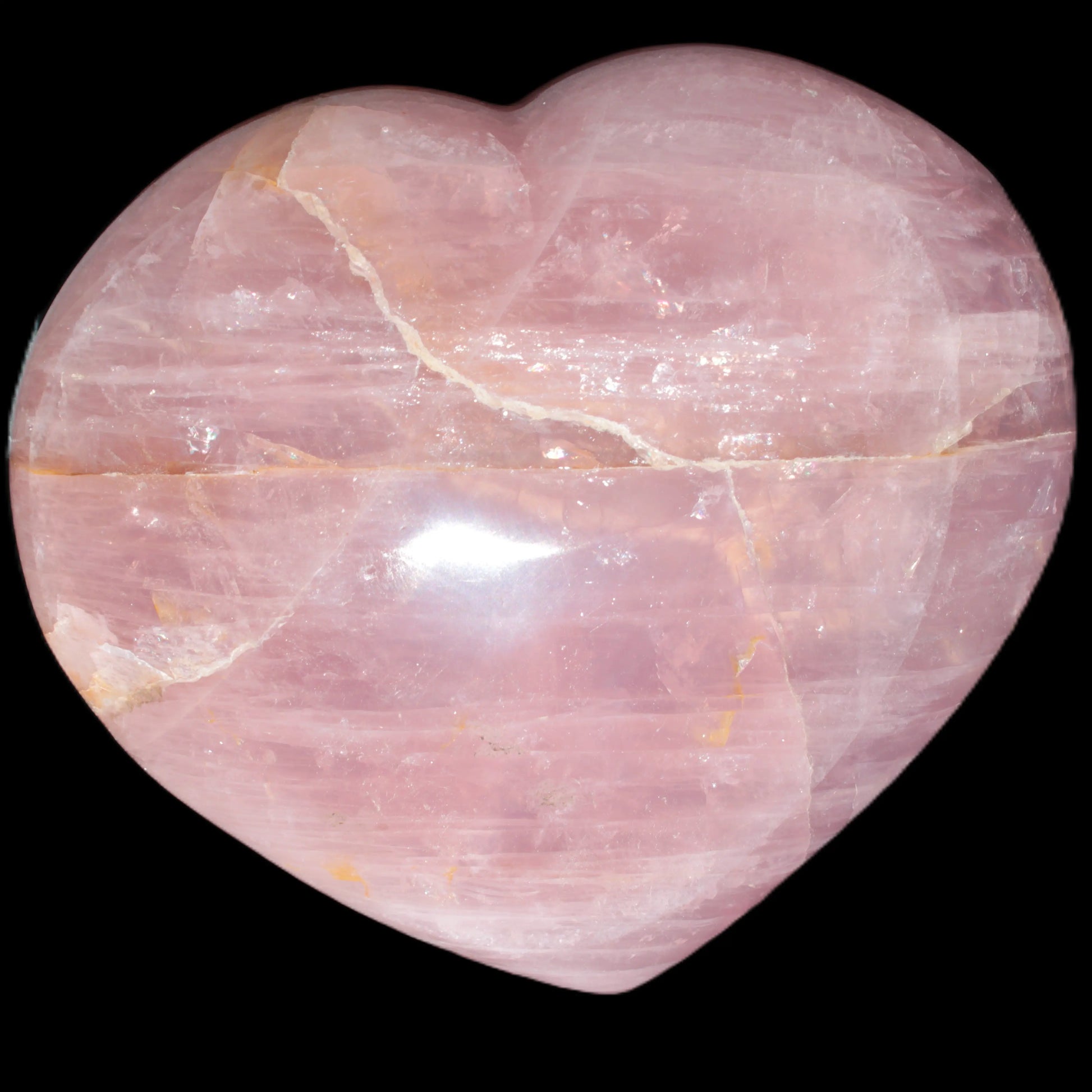 Pink Rose Quartz heart 189*172*88mm 3800g Rocks and Things Store