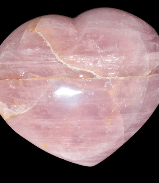 Pink Rose Quartz heart 189*172*88mm 3800g Rocks and Things Store