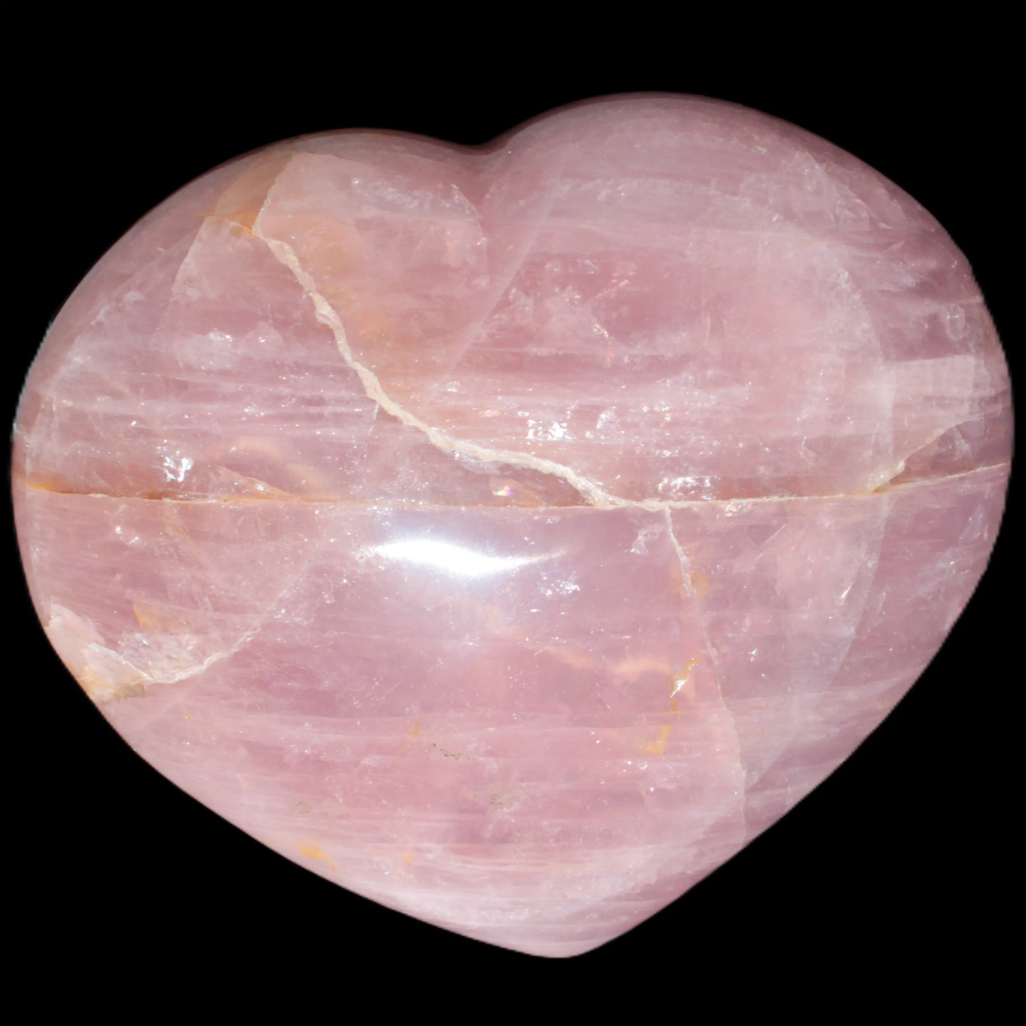 Pink Rose Quartz heart 189*172*88mm 3800g Rocks and Things Store