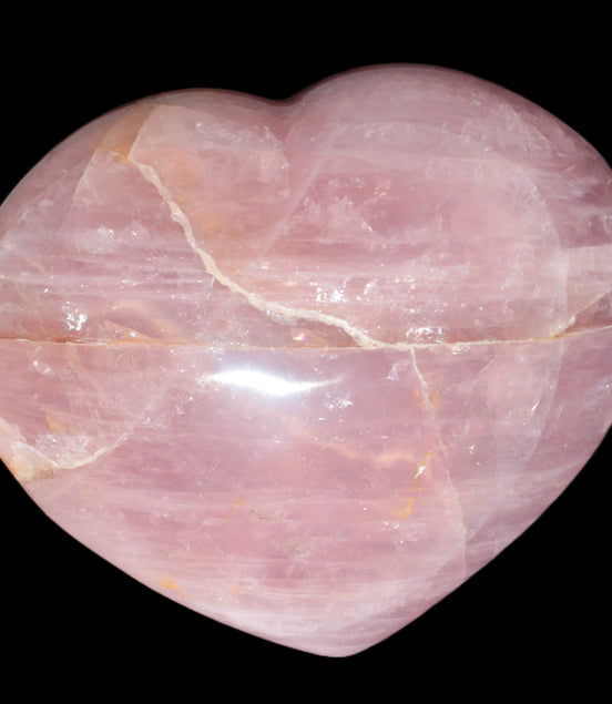 Pink Rose Quartz heart 189*172*88mm 3800g Rocks and Things Store