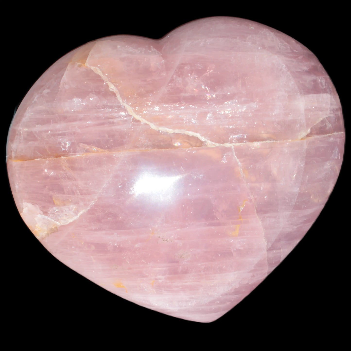 Pink Rose Quartz heart 189*172*88mm 3800g Rocks and Things Store