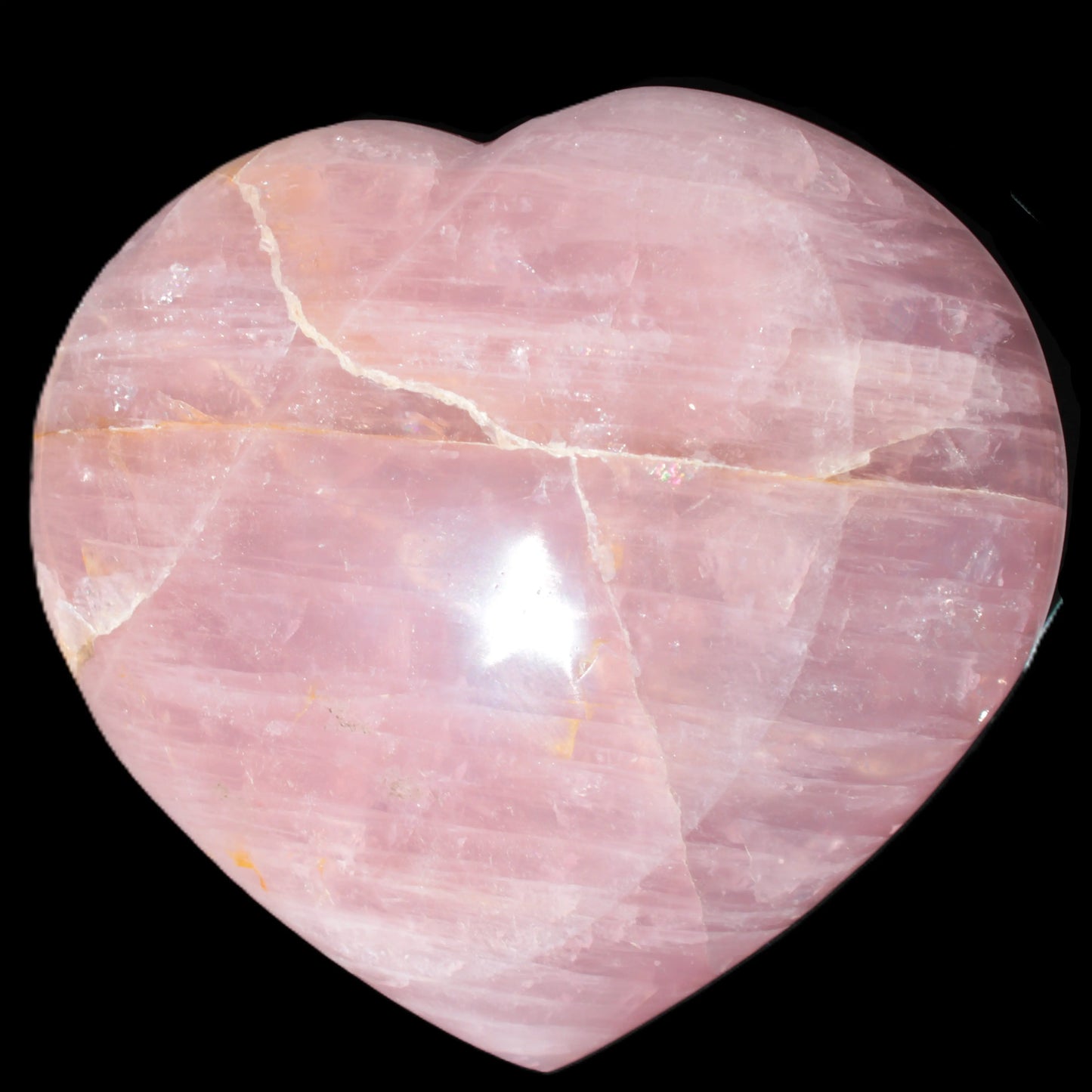 Pink Rose Quartz heart 189*172*88mm 3800g Rocks and Things Store