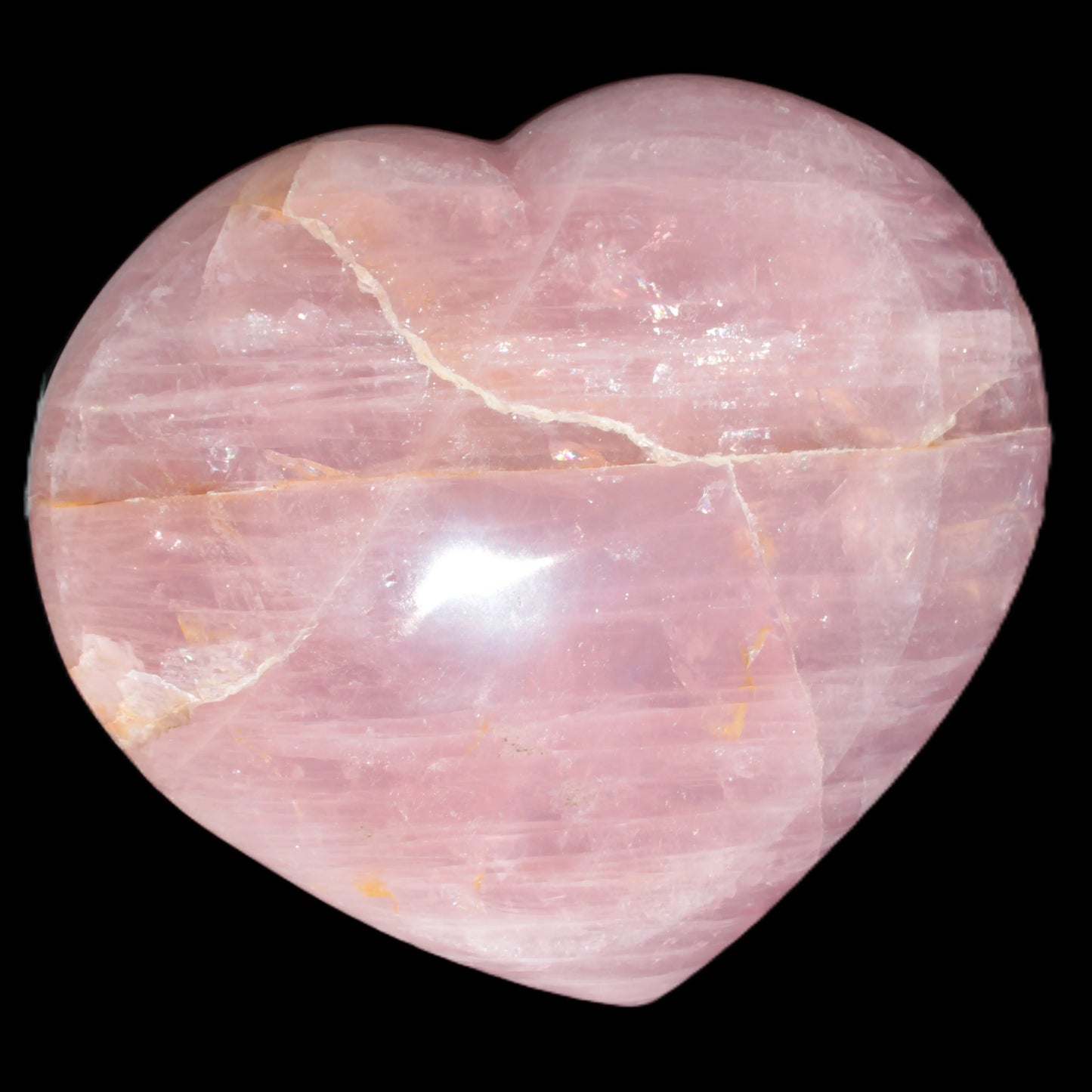 Pink Rose Quartz heart 189*172*88mm 3800g Rocks and Things Store