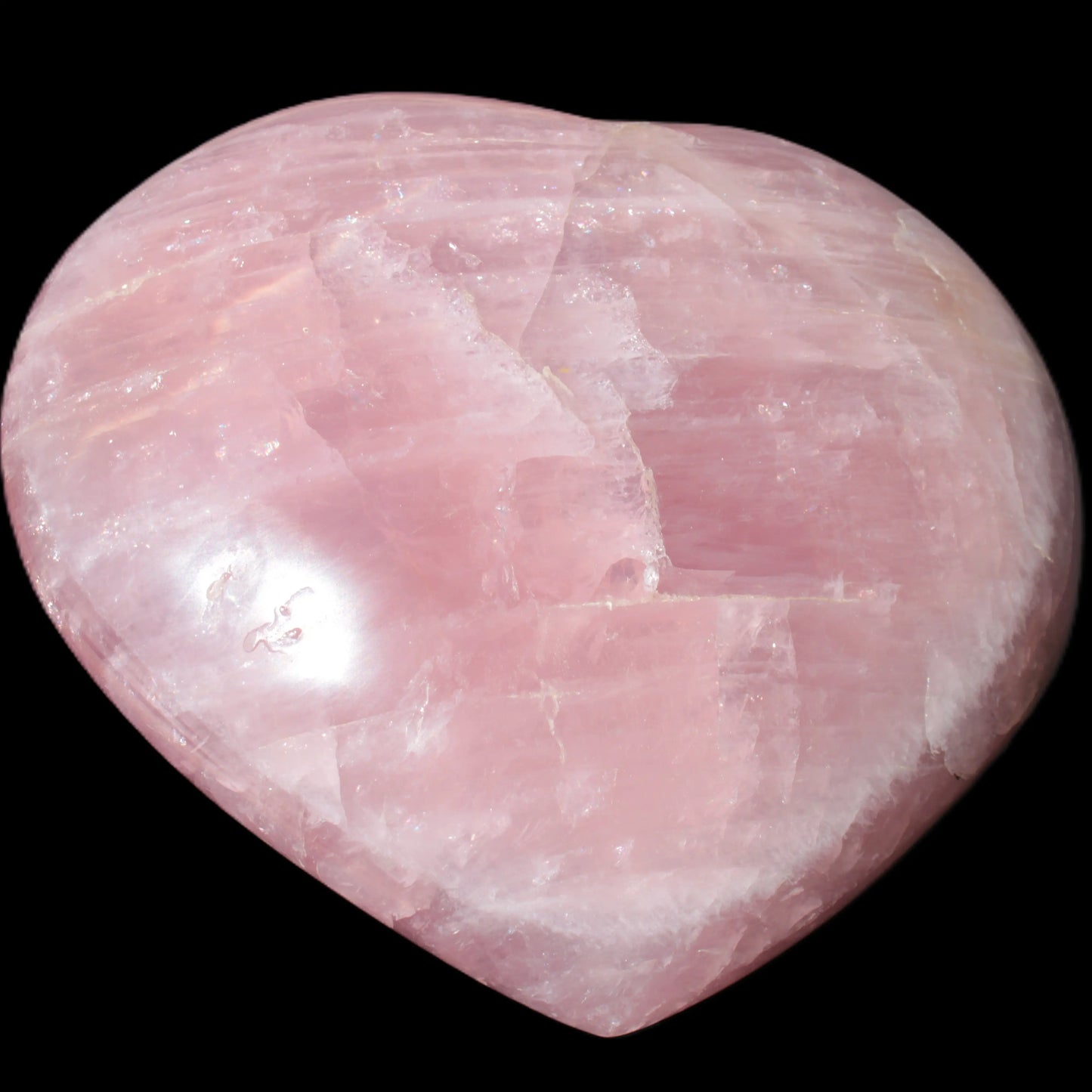 Pink Rose Quartz heart 189*172*88mm 3800g Rocks and Things Store