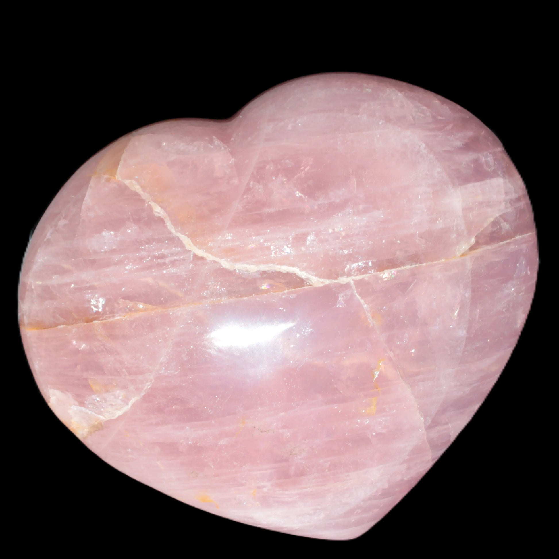 Pink Rose Quartz heart 189*172*88mm 3800g Rocks and Things Store