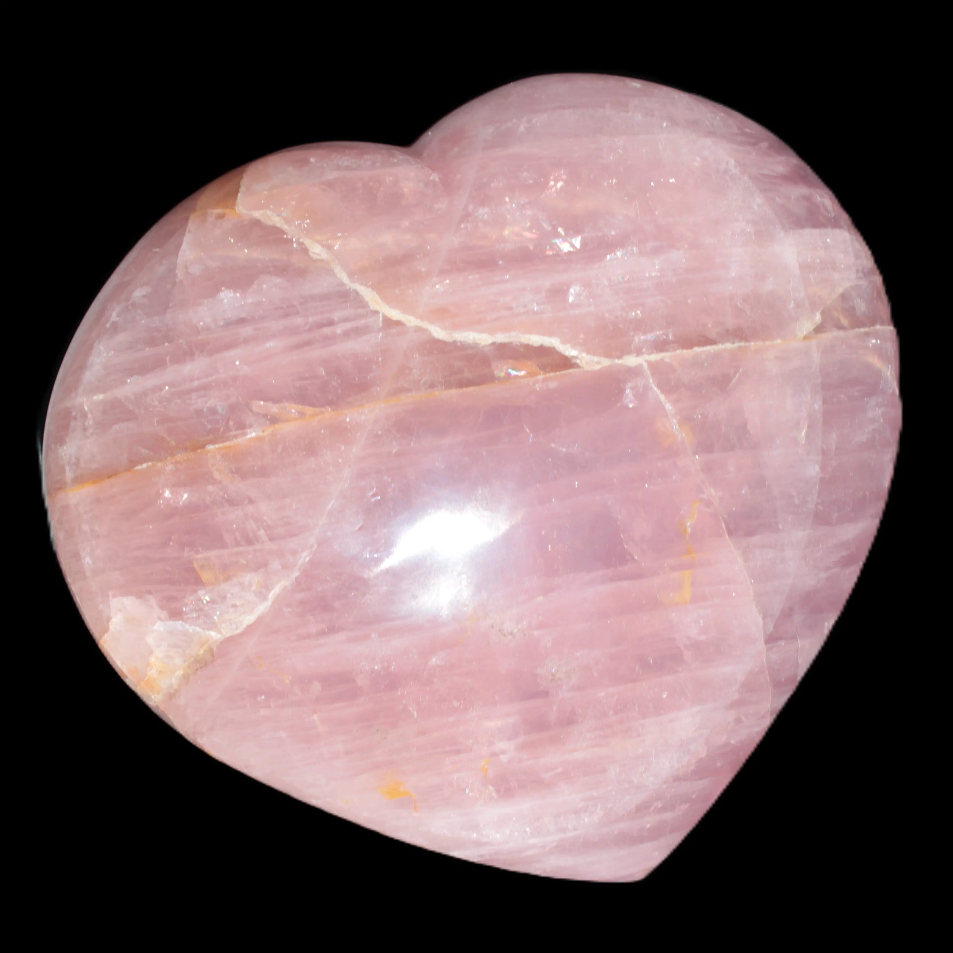 Pink Rose Quartz heart 189*172*88mm 3800g Rocks and Things Store