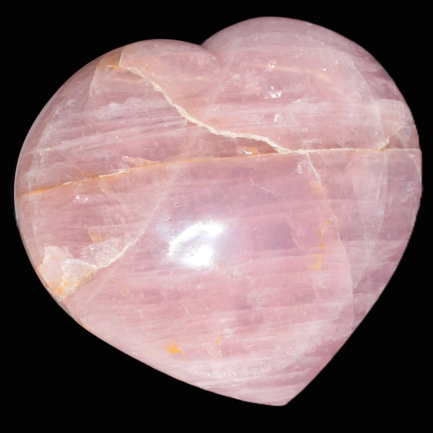 Pink Rose Quartz heart 189*172*88mm 3800g Rocks and Things Store